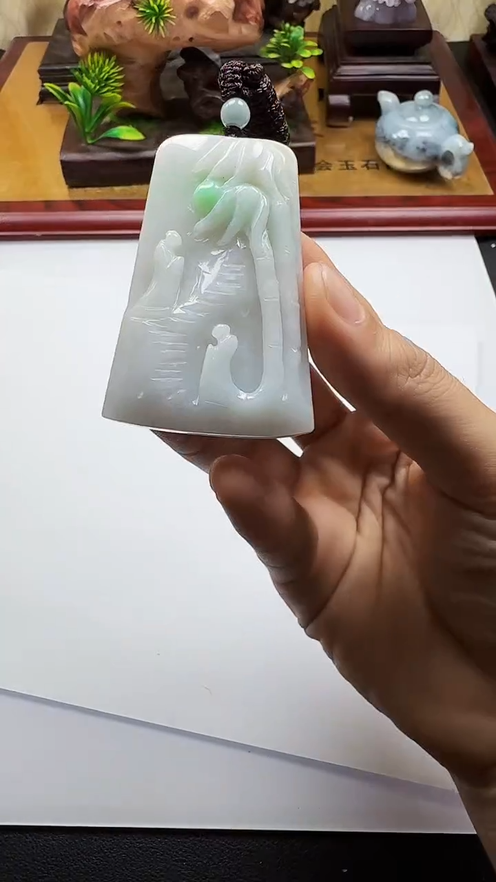 吊坠(不含链)未镶嵌翡翠1
