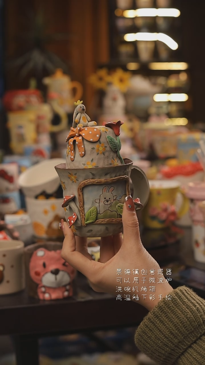 景德镇釉下彩绘设计师款式陶瓷