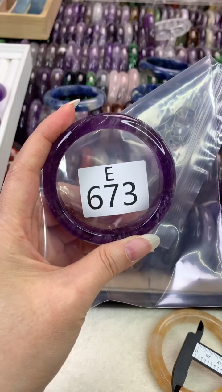 【闪购商品】水晶水晶手镯E未镶嵌673-58