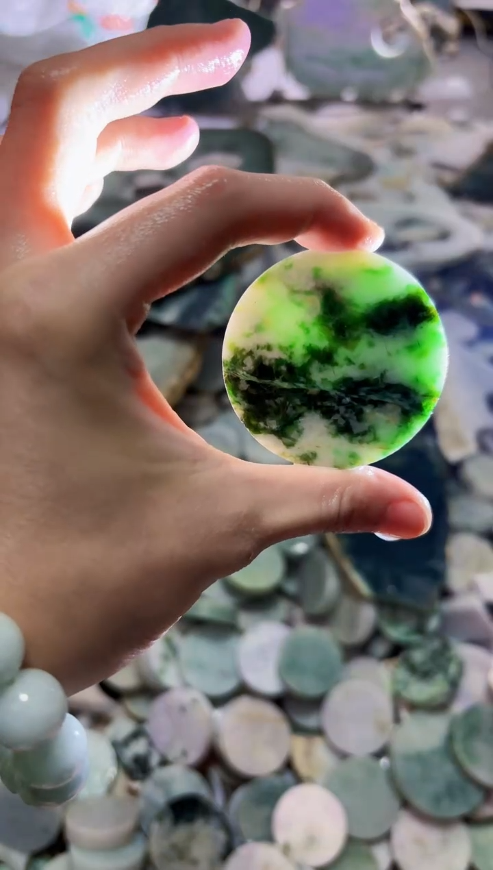 【闪购商品】翡翠颈饰未镶嵌A货吴玉2108