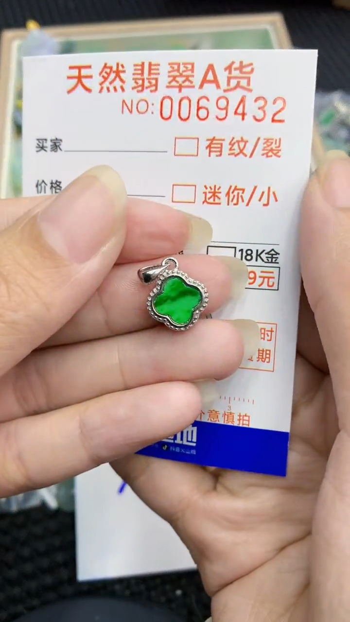 【闪购商品】翡翠颈饰银S925镶嵌            81