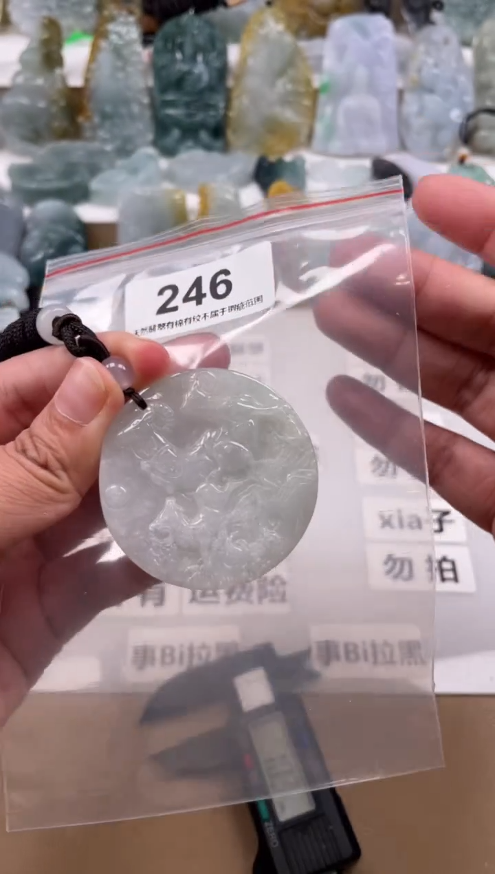 【闪购商品】翡翠颈饰未镶嵌天然缅甸A货翡翠246