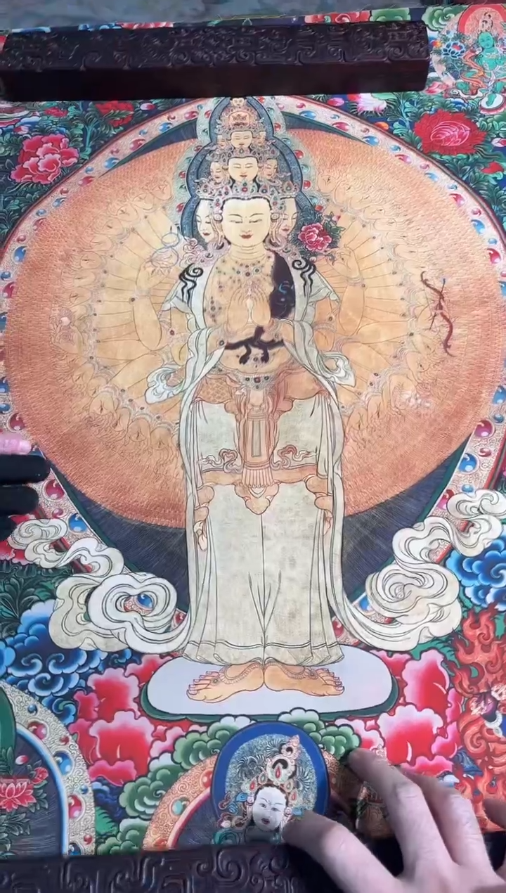 卷轴画天天的唐卡tk160