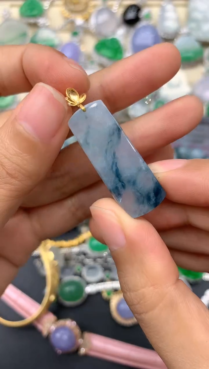 【闪购商品】翡翠颈饰18K金镶嵌132-中国好珍宝