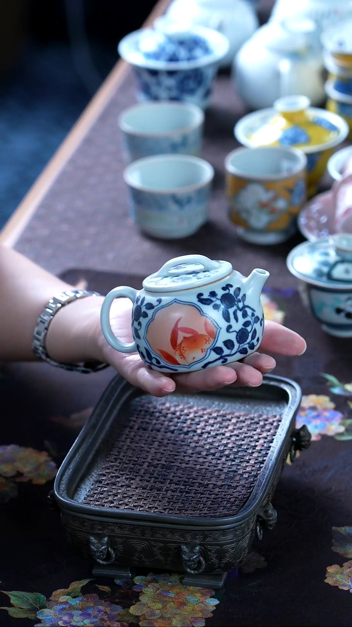 没有套路 千款手绘茶具直接炸