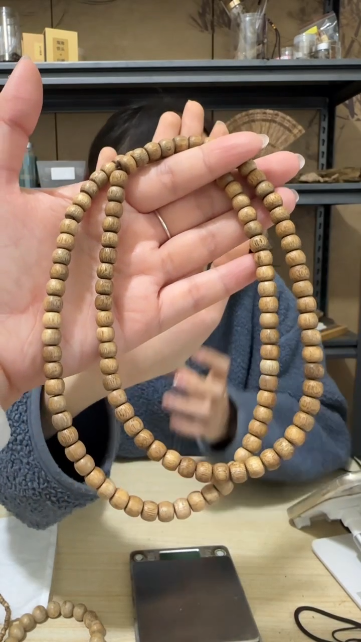 【闪购商品】沉香手串2号马来西亚东马鼓珠双圈多样性一条卡7