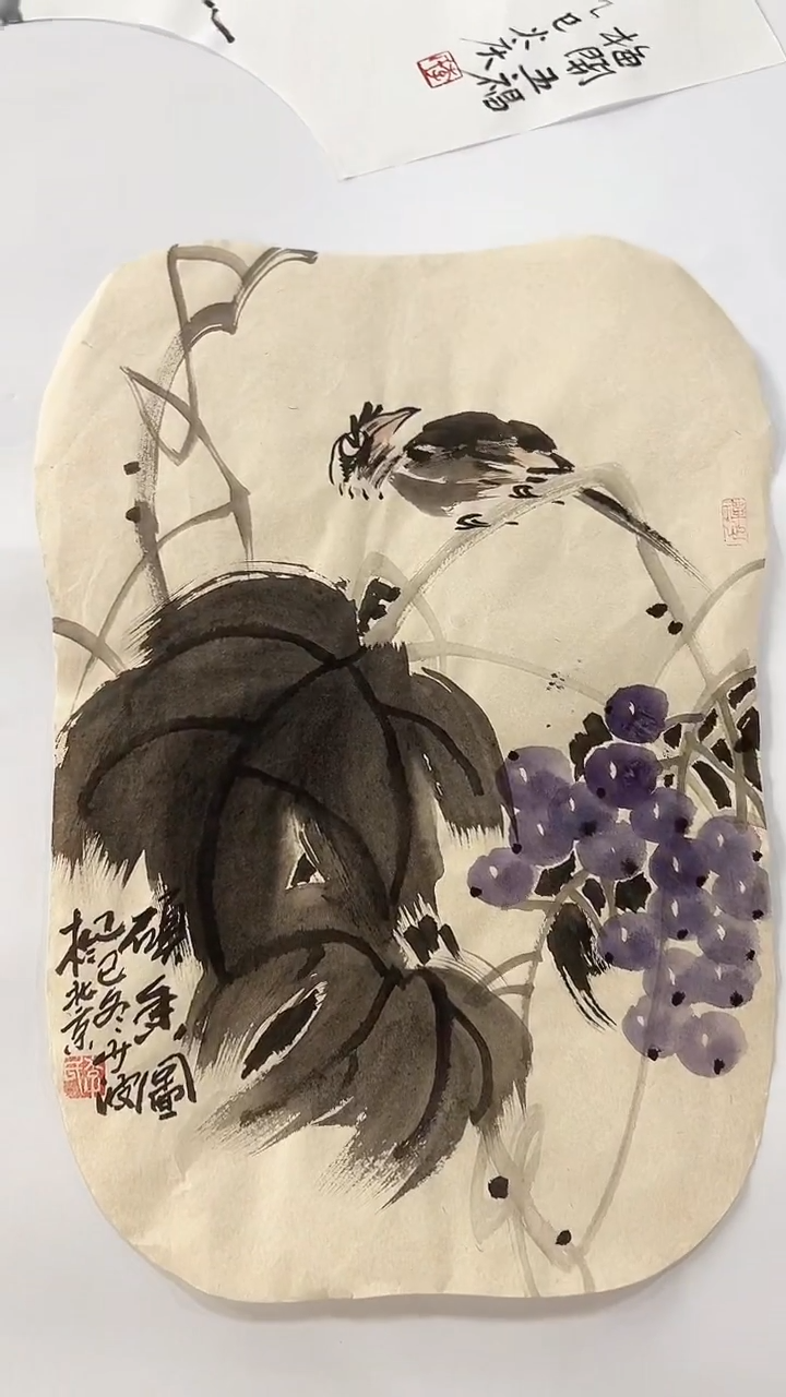 国画直播福利/国画/花鸟