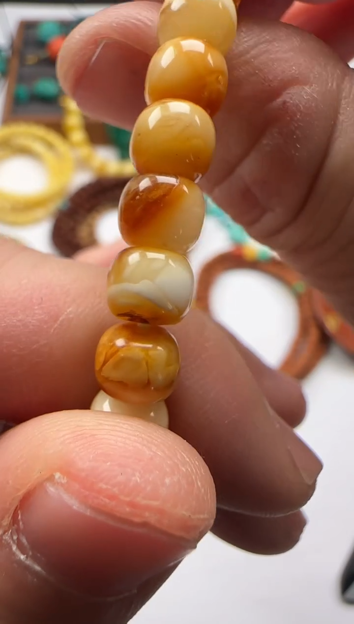 裸石蜜蜡未镶嵌ㅤ****?蜜蜡手串