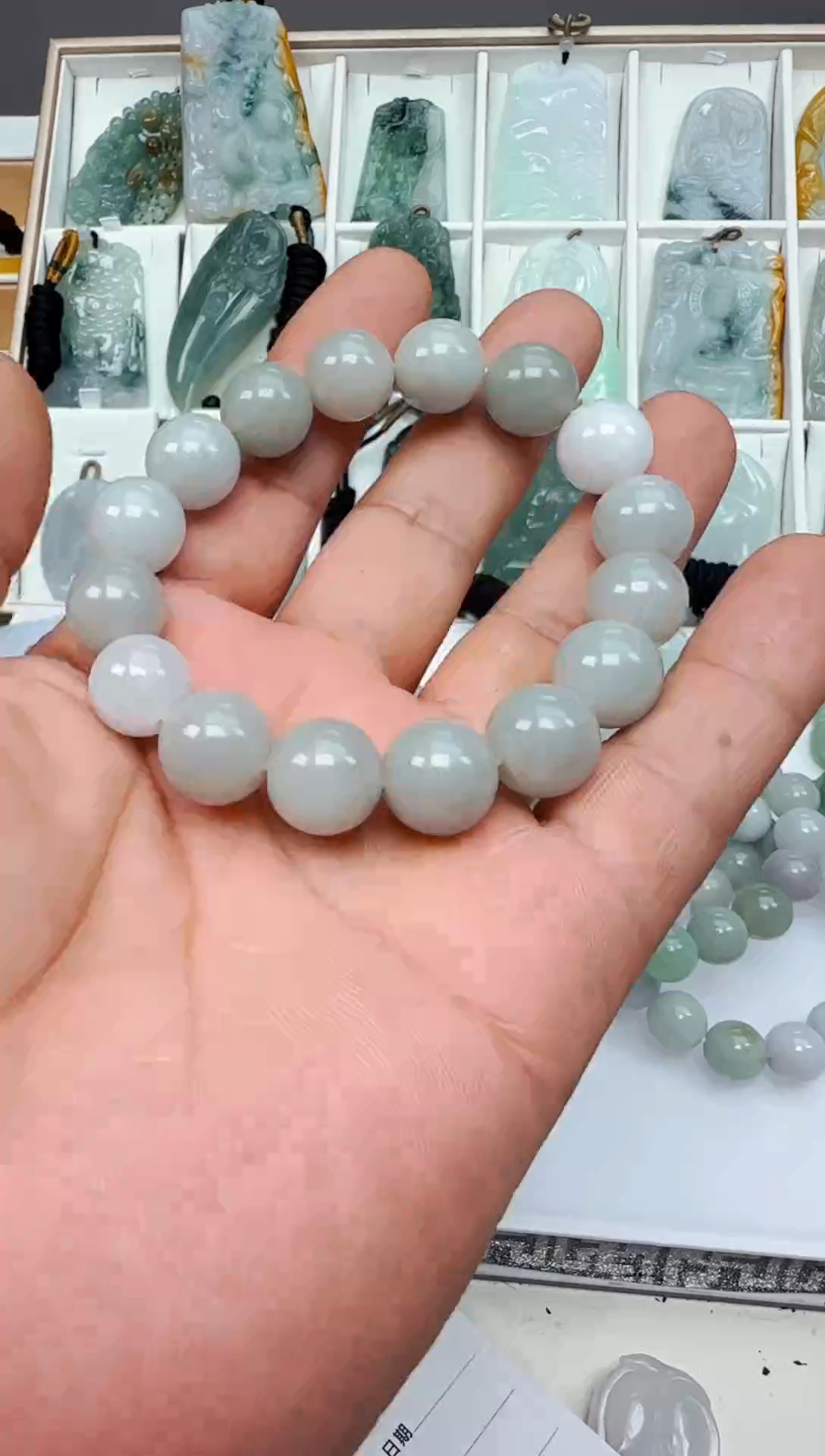 【闪购商品】翡翠颈饰未镶嵌缅甸天然A货翡翠
