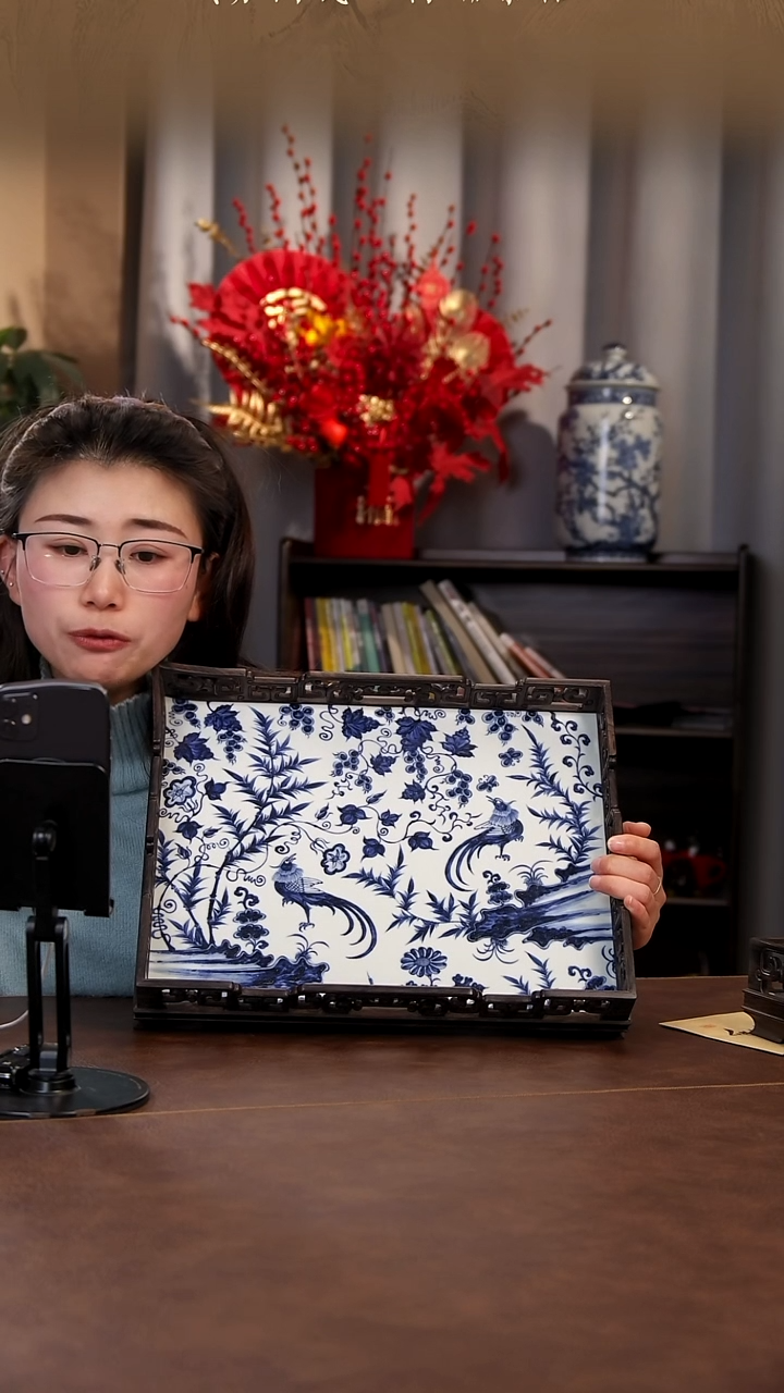 【闪购商品】瓷片青花瓷茶具斌芬陶瓷