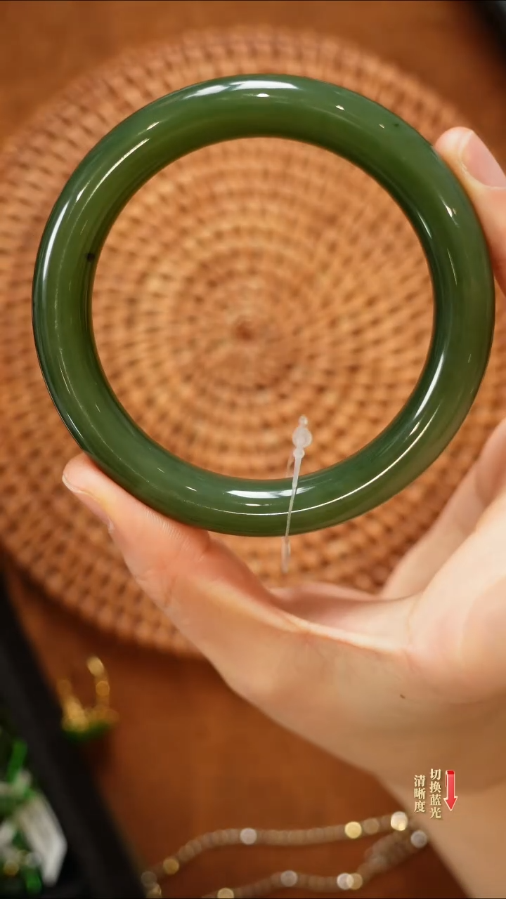 【闪购商品】和田玉手镯未镶嵌0226-049（60圈口）