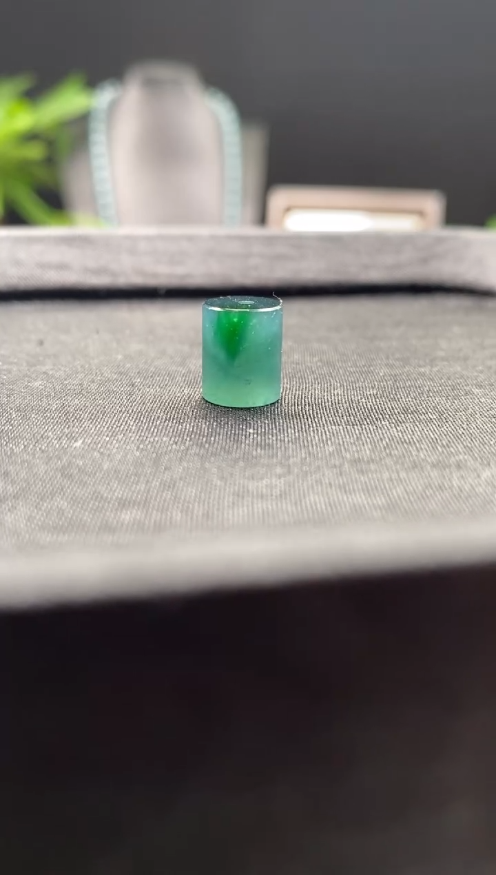 未镶嵌手链翡翠散珠卡10mm左右桶珠