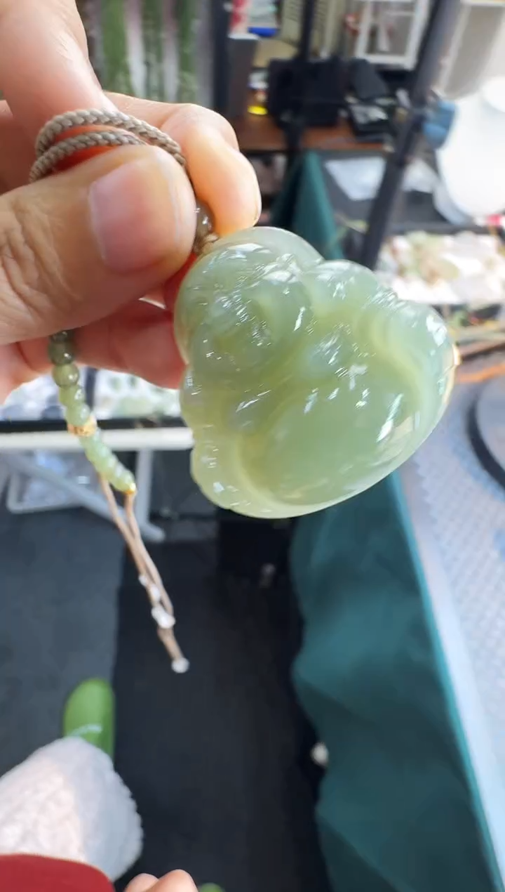 【闪购商品】和田玉颈饰未镶嵌35高冰货头佛公