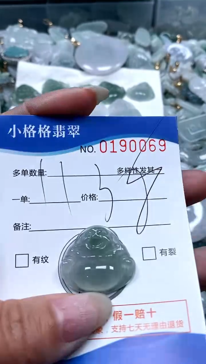 【闪购商品】翡翠颈饰未镶嵌闪购商品0190069