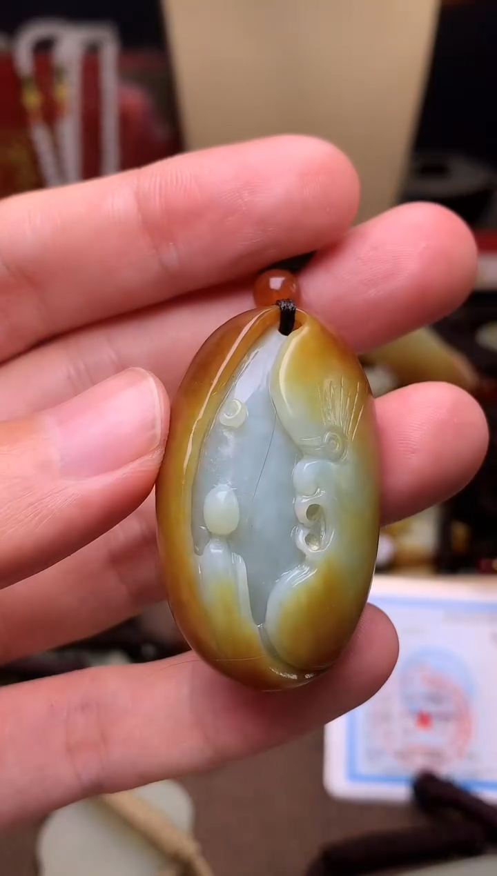 颈饰未镶嵌和田玉新疆料青海料清水和田玉吊坠