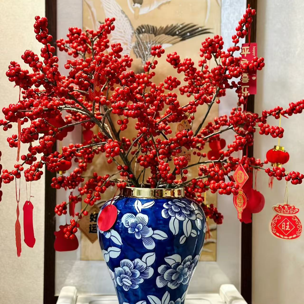 AA【冬青】年宵花 观赏植物 颜色鲜艳  花期超长【轻微掉果属于正常】