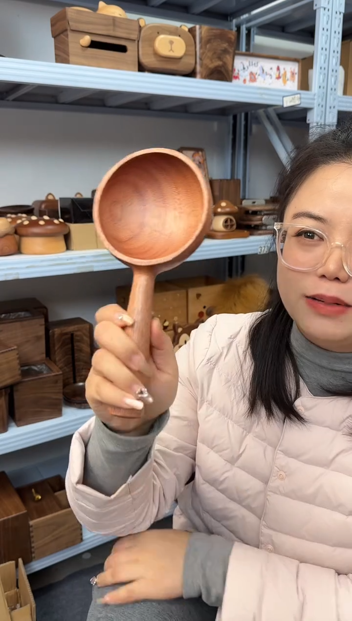 木乌檀木实木大号勺子