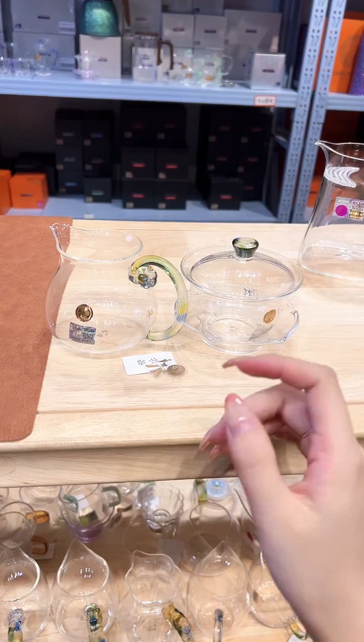 禾器浮莲公道杯迷翠+青莲沁莲迷翠+隆杯两个