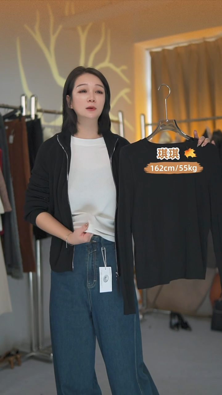 绵羊毛柔软打底衫衫 黑白两色 S-XL 备注尺码