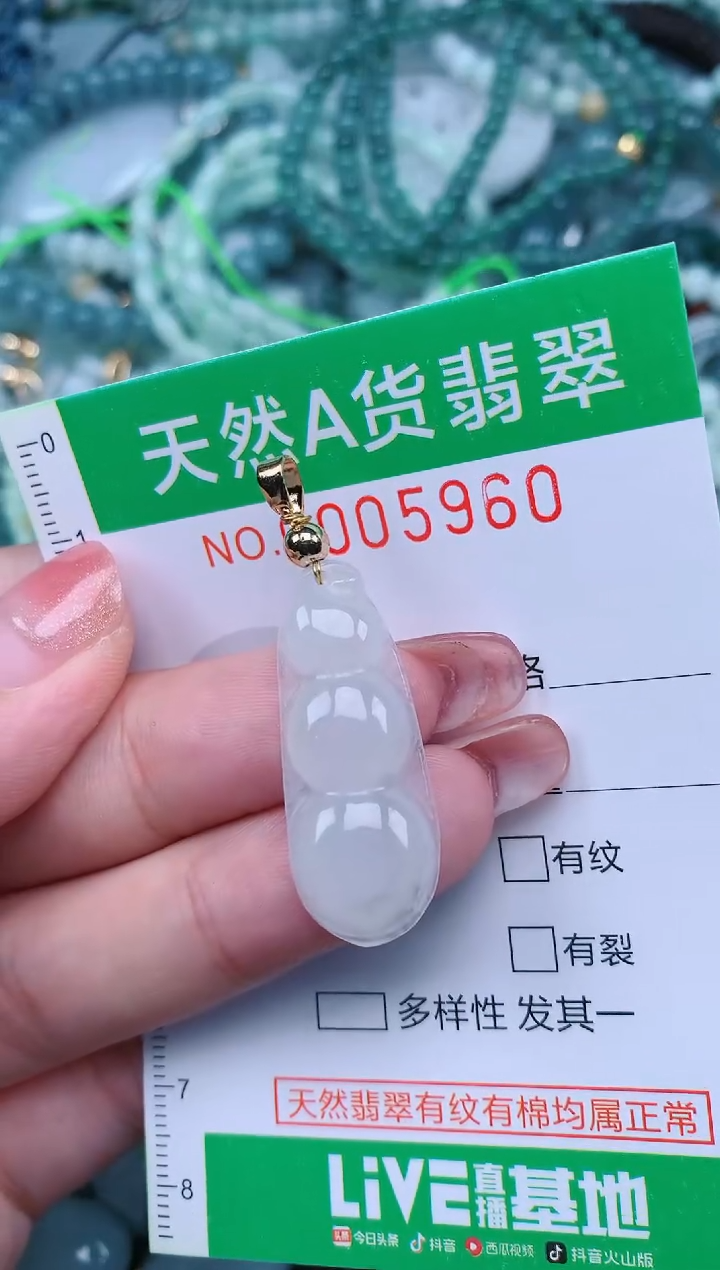 【闪购商品】翡翠未镶嵌颈饰.0005960