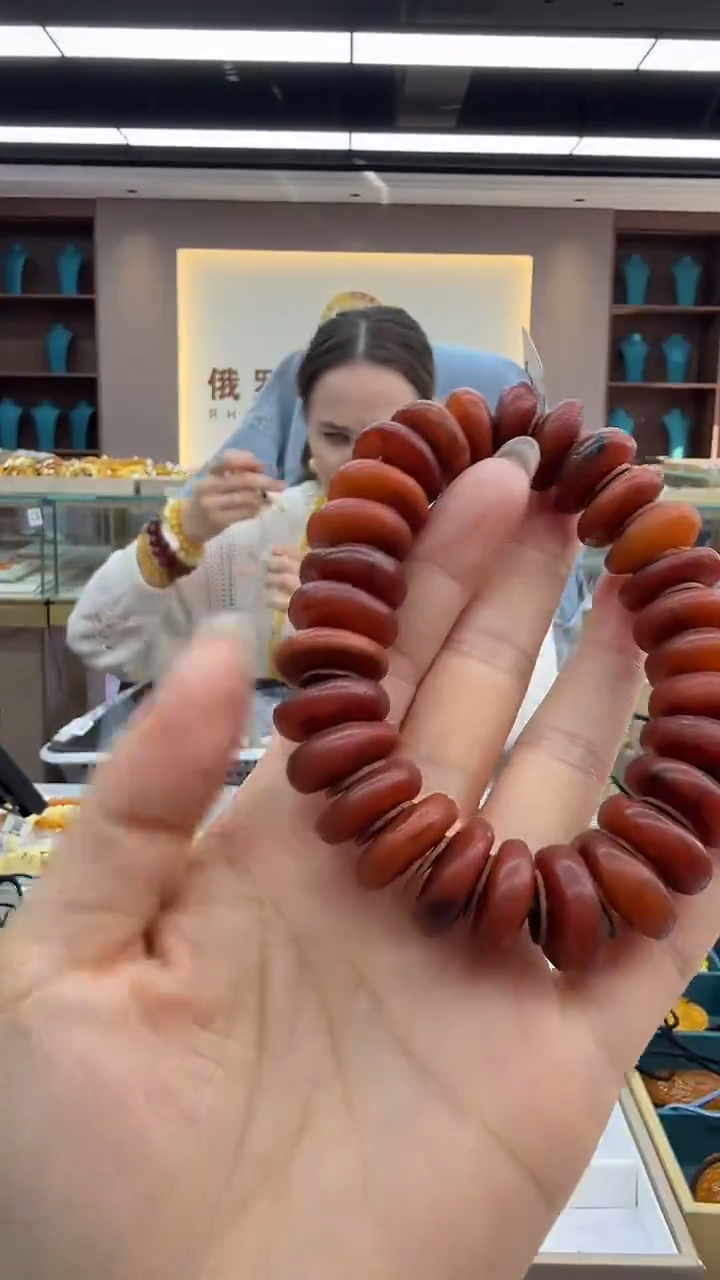 手链琥珀未镶嵌213秒拍号 假一罚三 