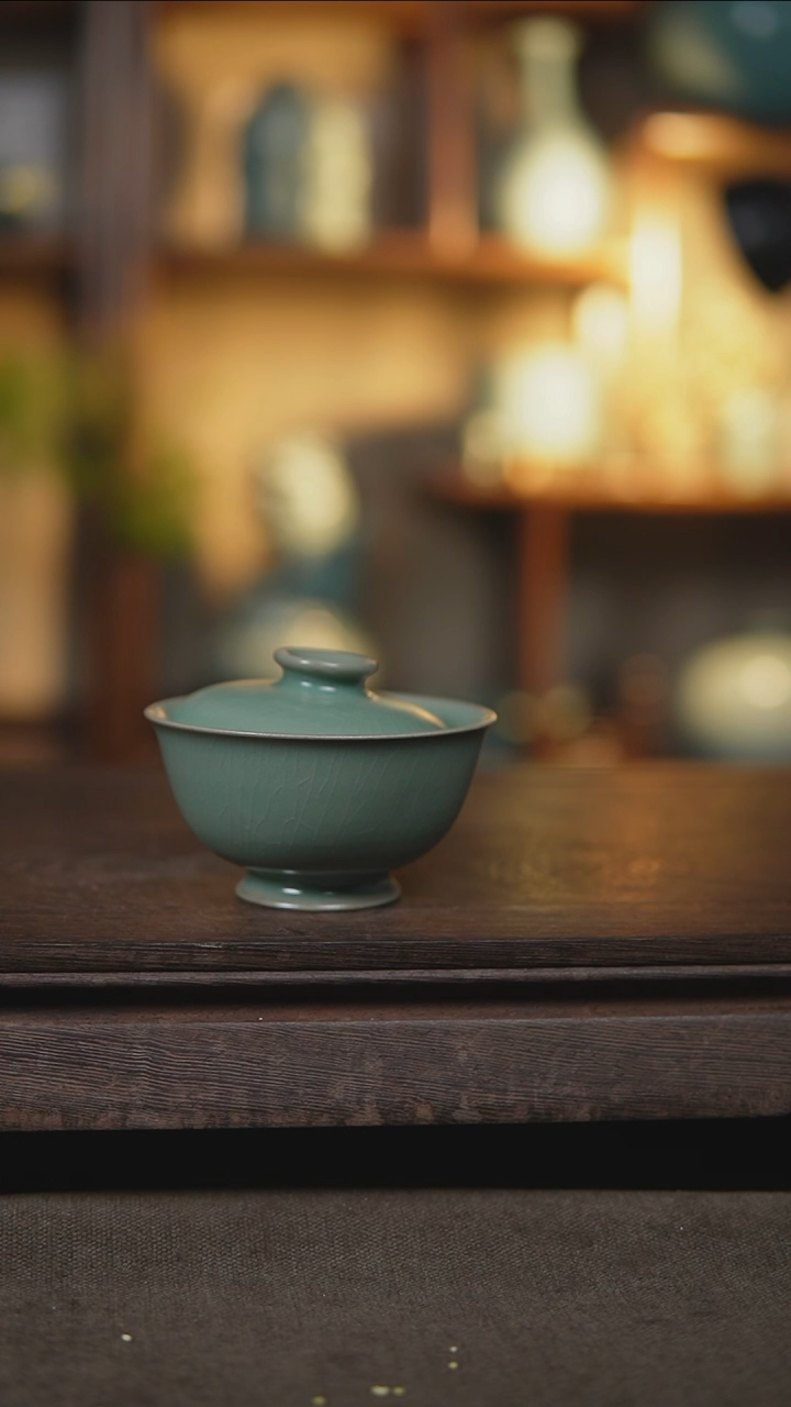 【闪购商品】杯仿古翡翠绿两才元宝一级