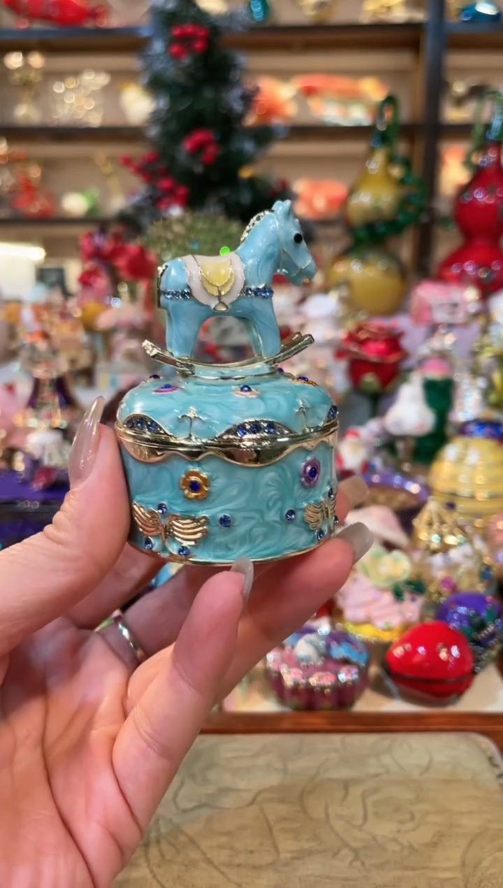 【闪购商品】 珐琅彩精致首饰盒