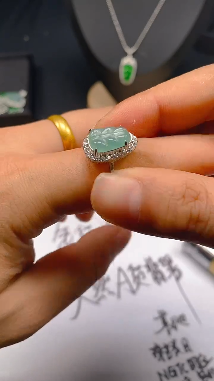【闪购商品】翡翠戒指未镶嵌天然A货玉石随机多样性发货