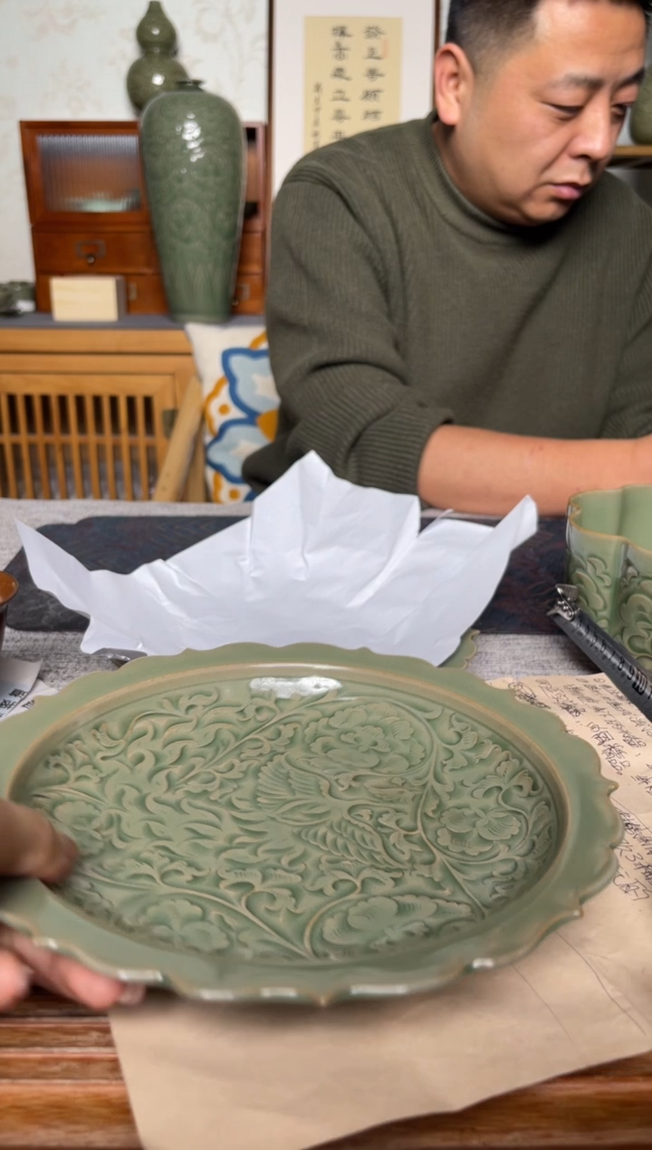 【闪购商品】其他179王晓娜 纯手工秘色壶承  