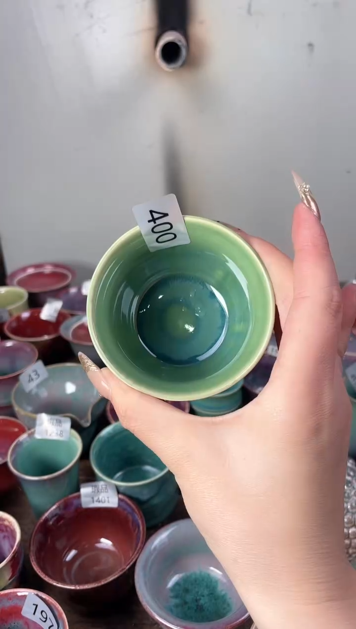 【闪购商品】摆件钧瓷手工茶器窑变