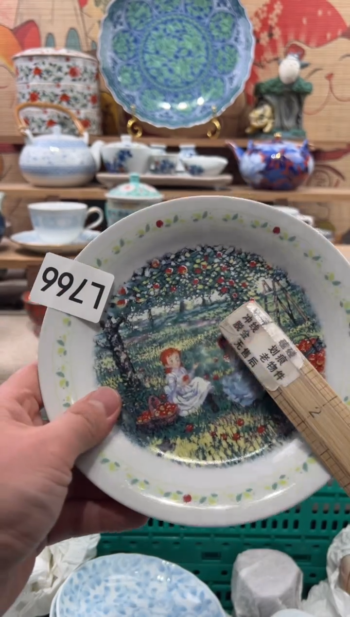 瓷片娜****盘瓷片------L766