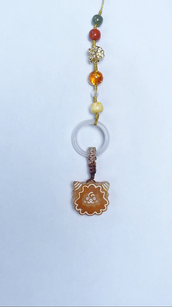 蜜蜡颈饰未镶嵌蜜蜡喜洋洋挂件