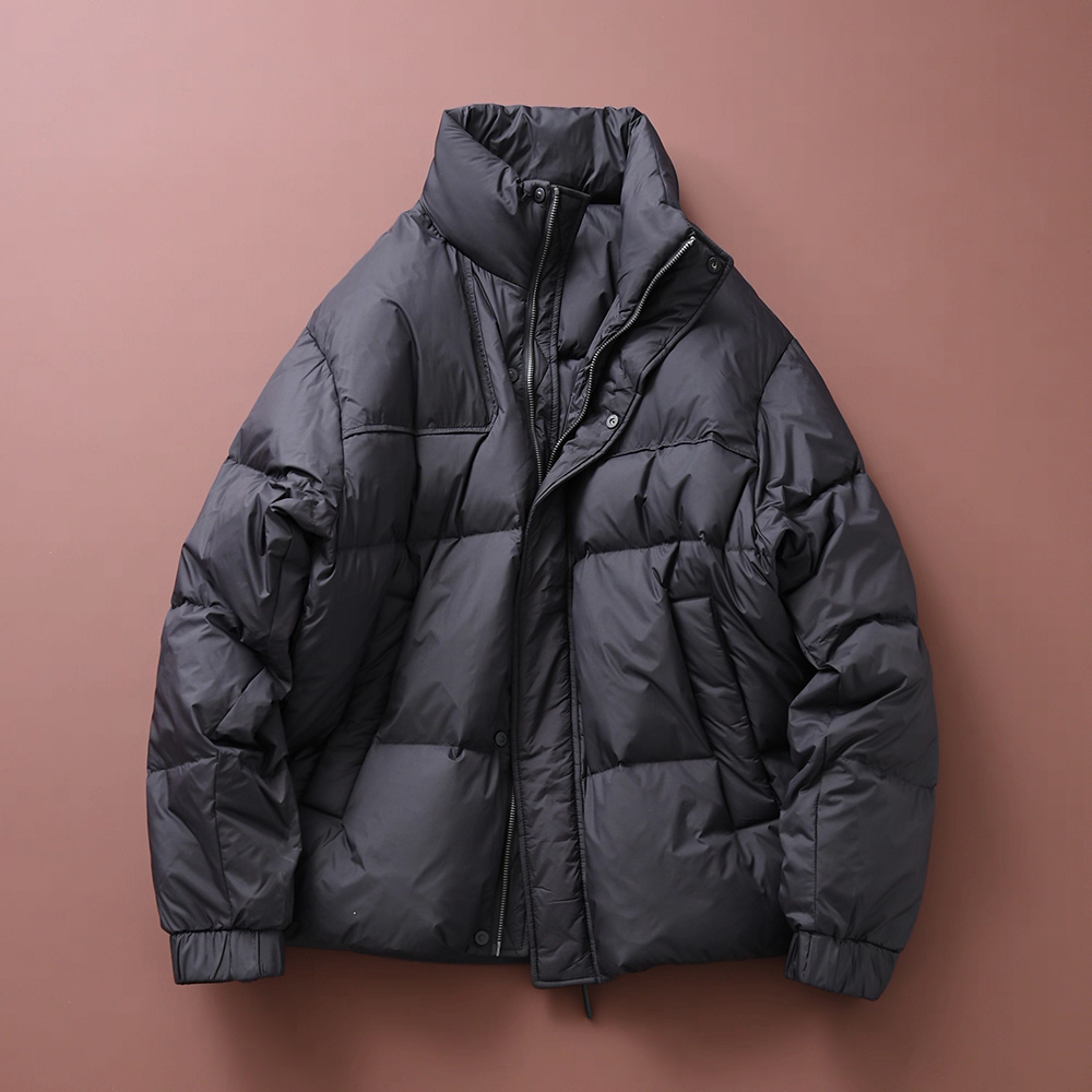 冬季高端男士短款羽绒服男装加厚保暖立领羽绒服面包服休闲外套