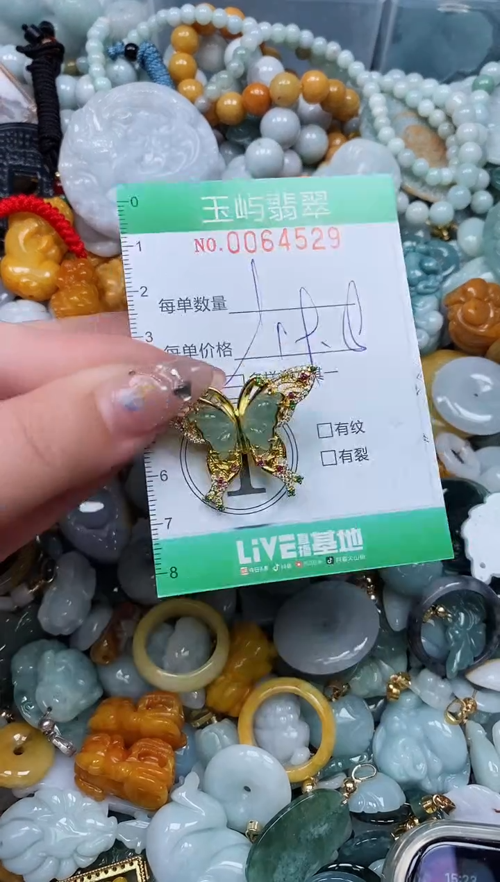 【闪购商品】翡翠颈饰未镶嵌闪购0064529多样性发其一