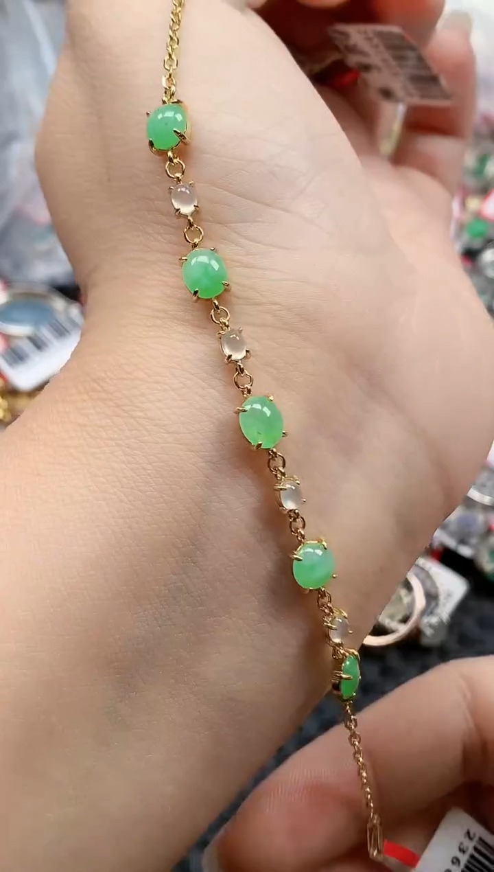 银S925镶嵌戒指翡翠天然A货缅甸翡翠