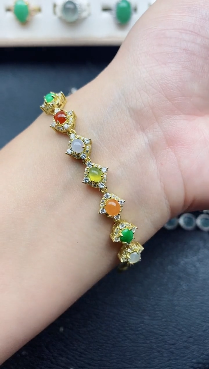 【闪购商品】翡翠戒指银S925镶嵌11111