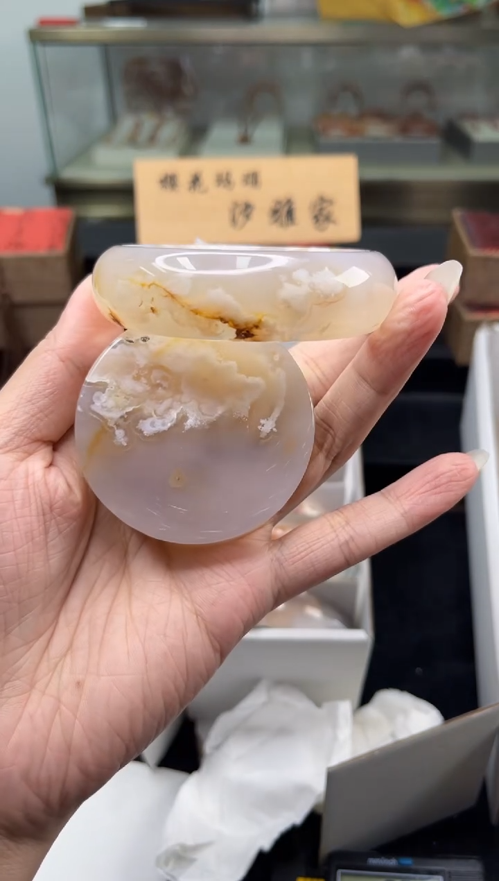 未镶嵌手镯石英质玉58圈口（赠品镯心）64327505