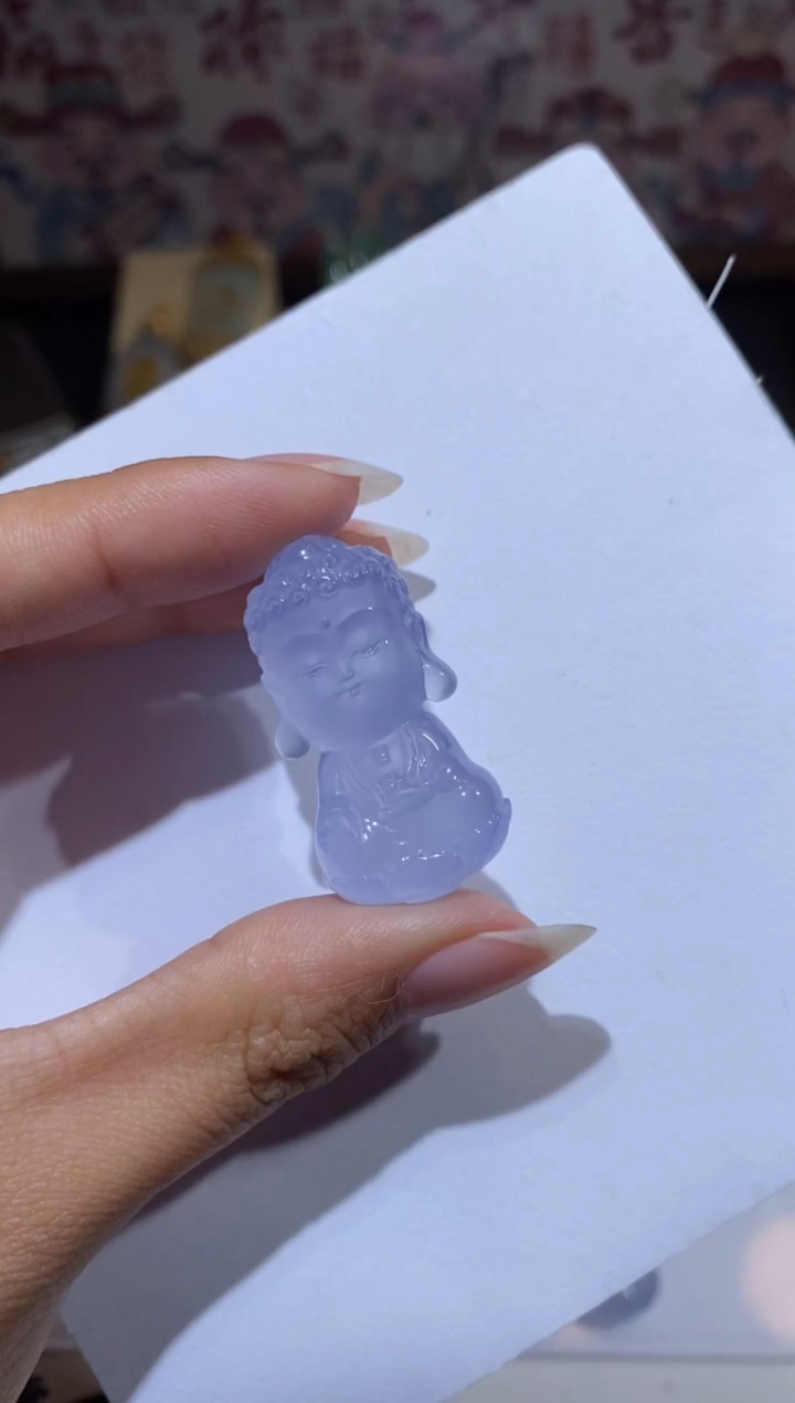 【闪购商品】玛瑙/玉髓颈饰未镶嵌阿弥宝宝佛