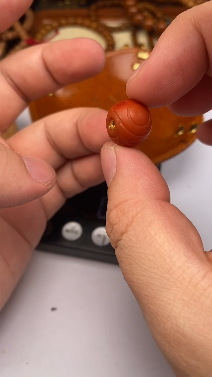 【闪购商品】南红玛瑙圆珠合金南红圆珠