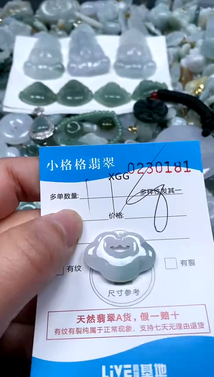 【闪购商品】翡翠颈饰未镶嵌闪购商品0230181