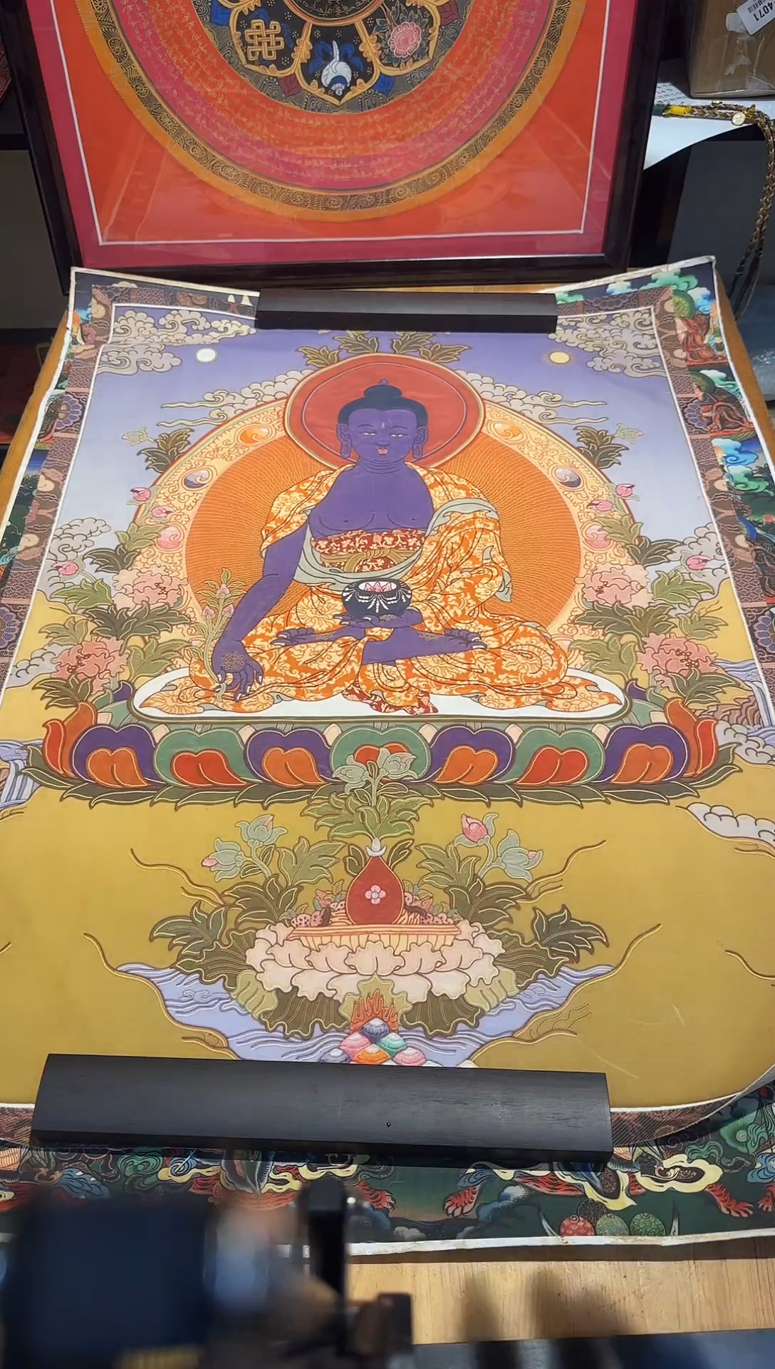装裱画16158 不动尊