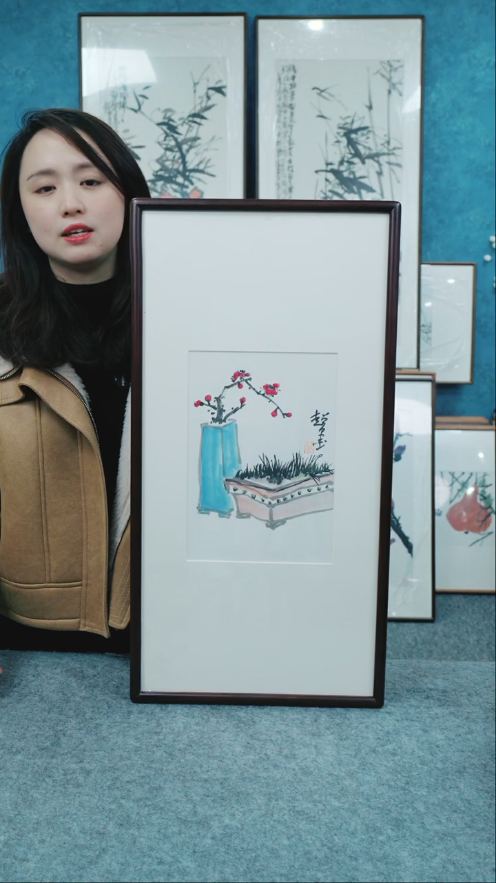 【闪购商品】国画33*66郑志超老师花鸟