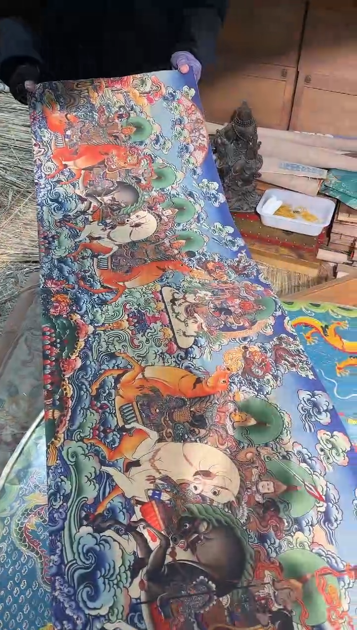 卷轴画天天的唐卡tk160