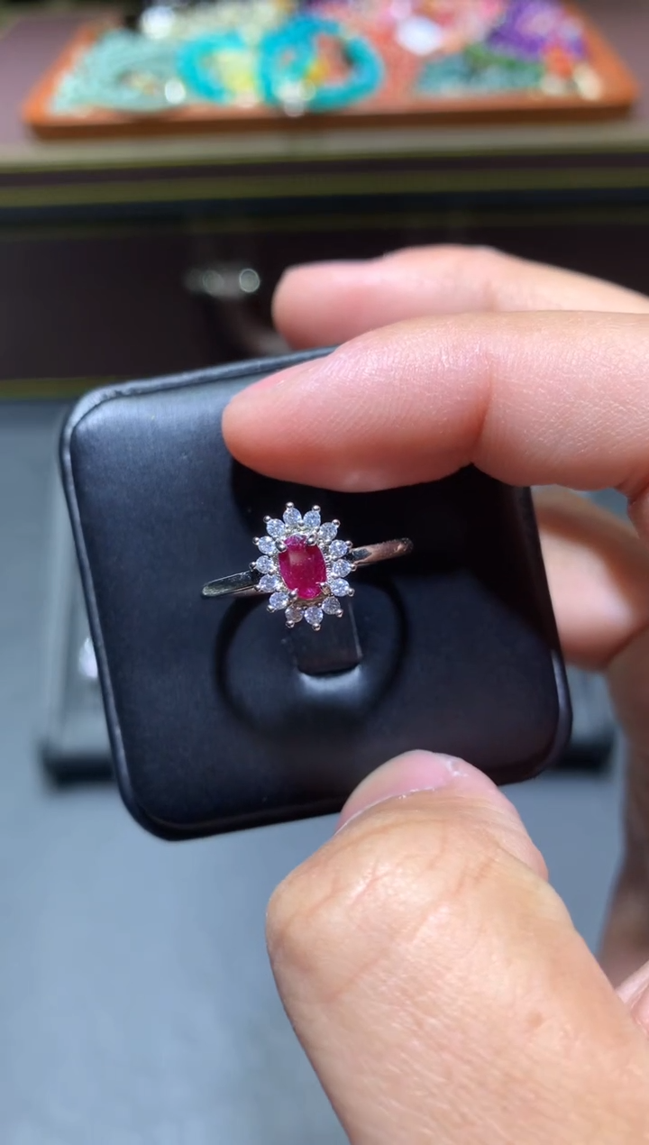 【闪购商品】红宝石戒指未镶嵌T03【所见即所得】