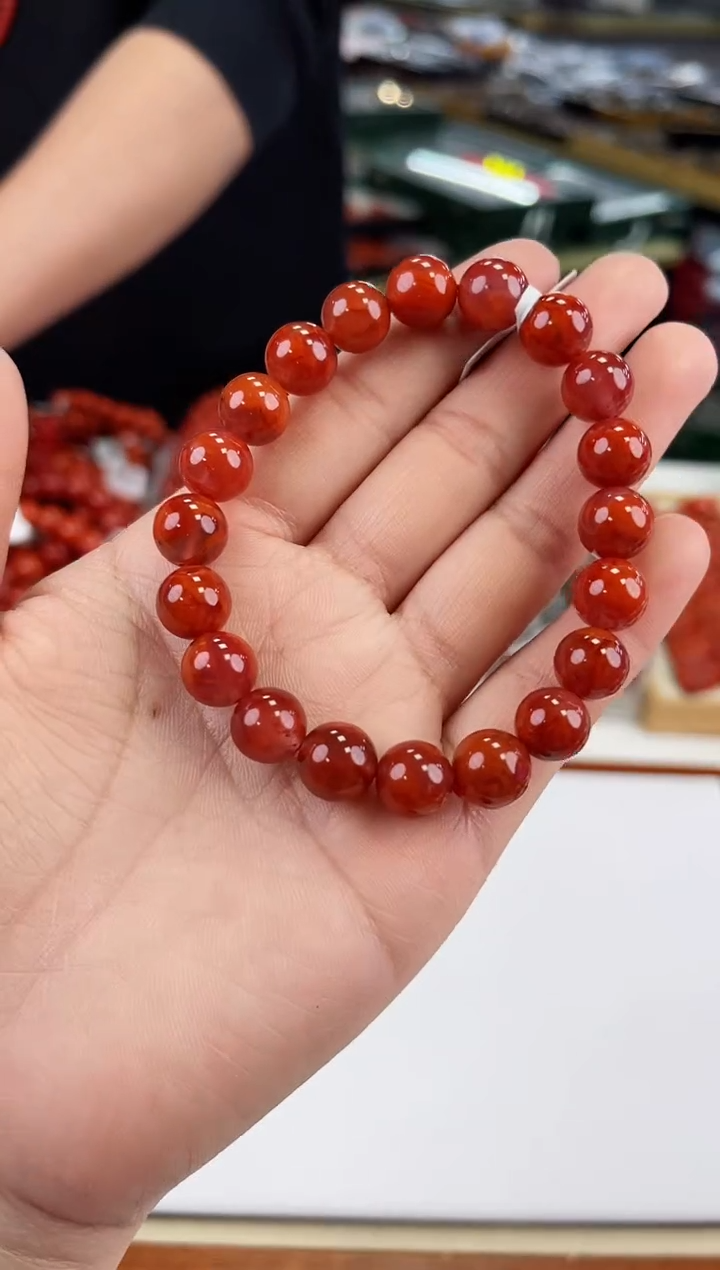 【闪购商品】南红玛瑙瓦西手串10+未镶嵌一个/条