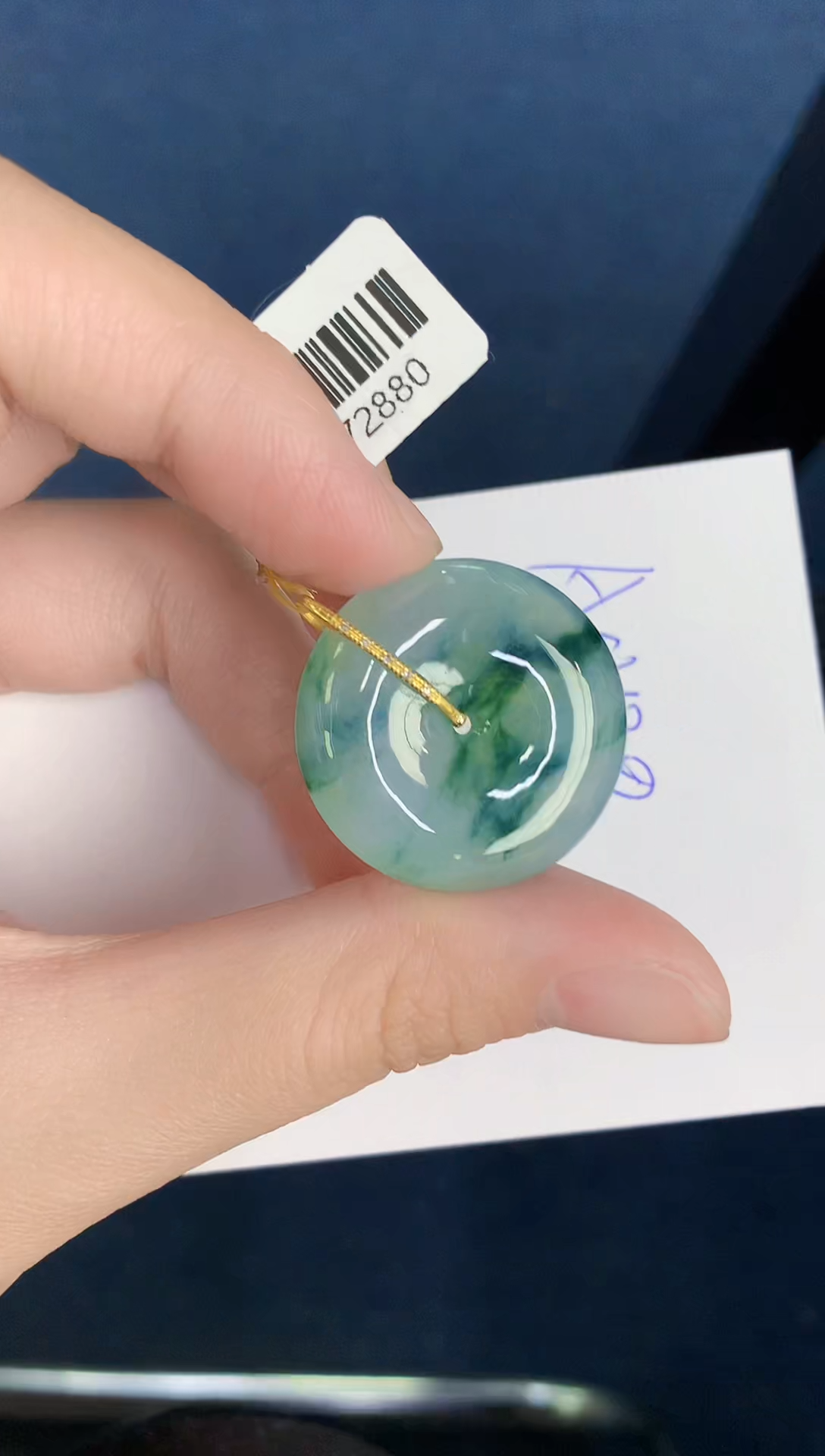 【闪购商品】翡翠颈饰18K金镶嵌0000000000