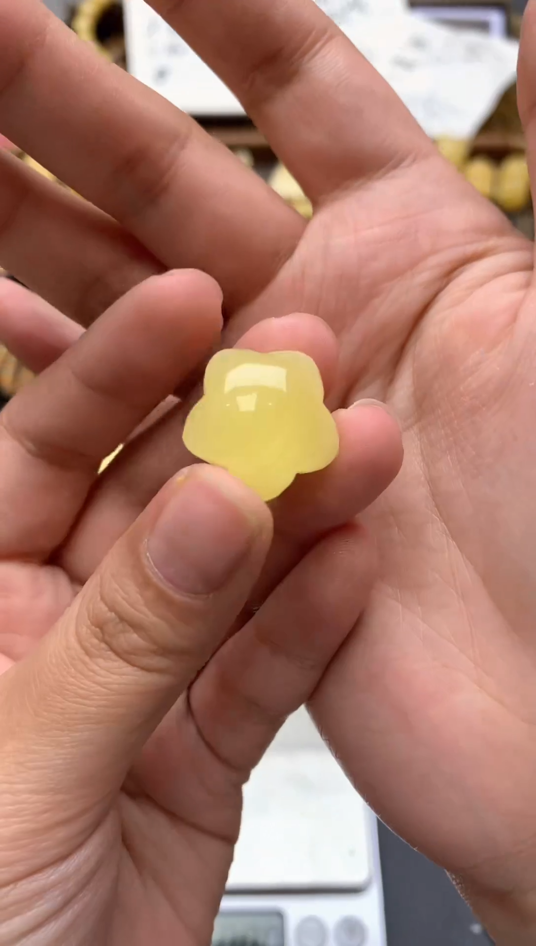 【闪购商品】琥珀珠宝奇石未镶嵌070琥珀蜜蜡花粉
