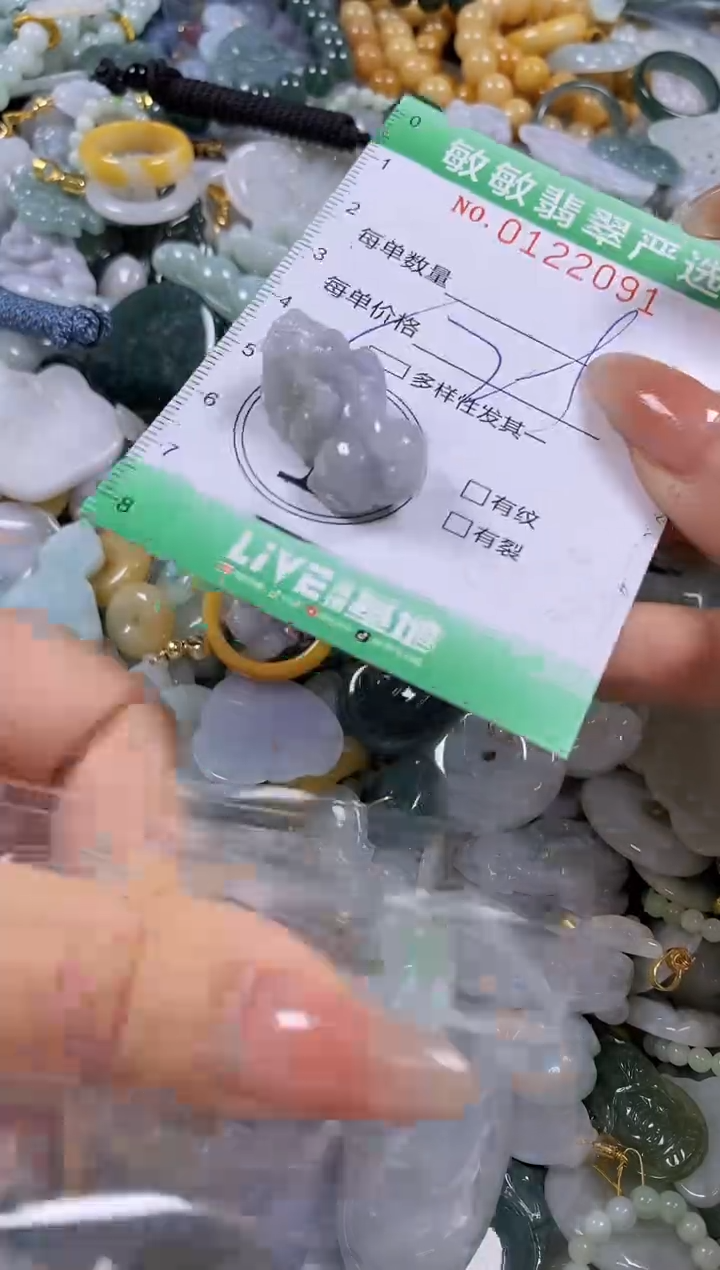 【闪购商品】翡翠颈饰未镶嵌闪购0122091多样性发其一