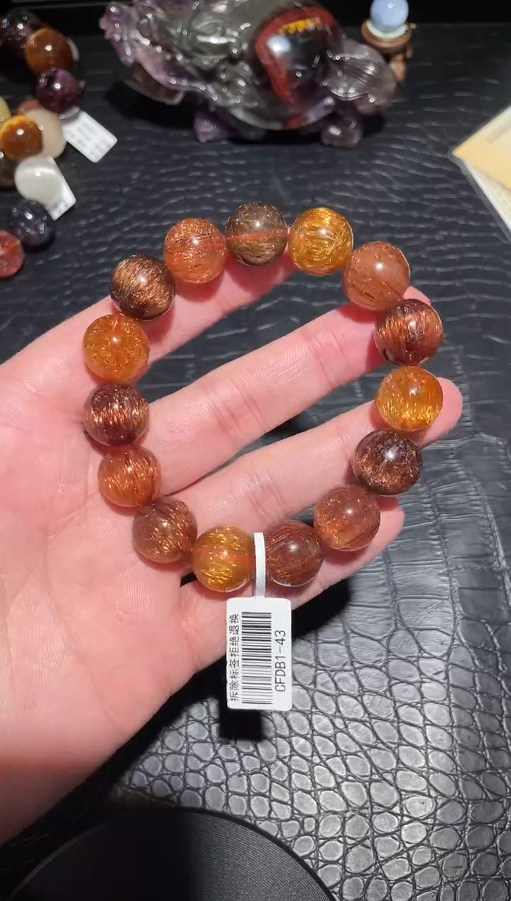 【闪购商品】手链未镶嵌水晶单圈彩发晶A14