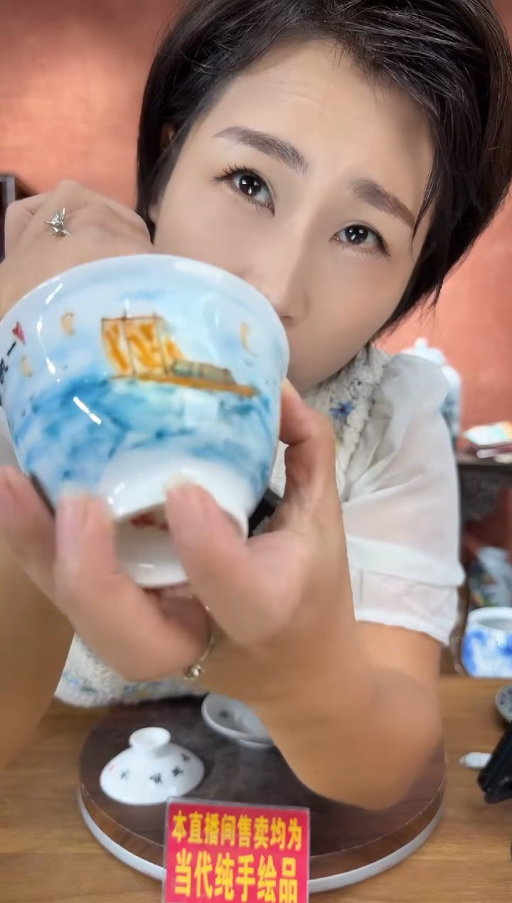 吴义松陶盟手绘陶瓷编码：